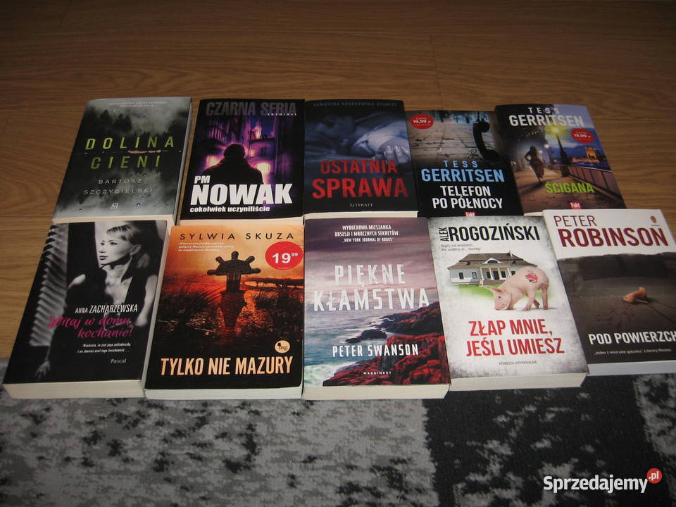 Thrillery psychologiczne kryminały bonus Zestaw Olsztyn
