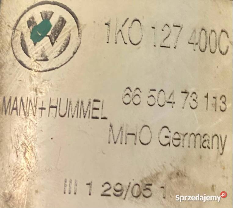 Obudowa filtra paliwa SKODA VOLKSWAGEN VW Chełm sprzedam