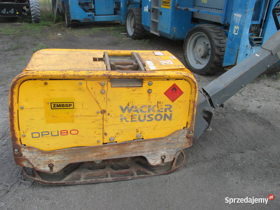 Zagęszczarka rewersyjna 750 Wacker Neuson DPU 80 nie Pleszew