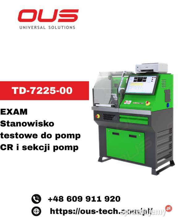 TD722500 STÓŁ PROBIERCZY OUS do pomp Common Rail Narzędzia warsztatowe Warszawa sprzedam