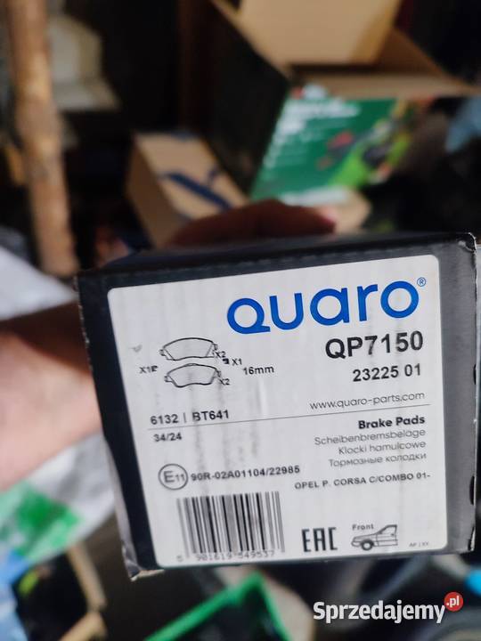 Nowe klocki hamulcowe przednie Quaro QP7150 Opel Klocki hamulcowe Siemianowice Śląskie sprzedam