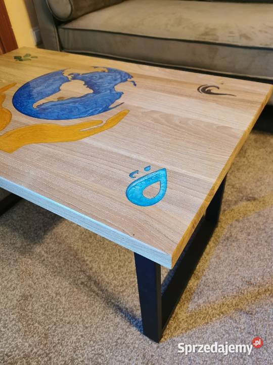 Stolik Kawowy Żywioły Ziemi natura Witkowo sprzedam
