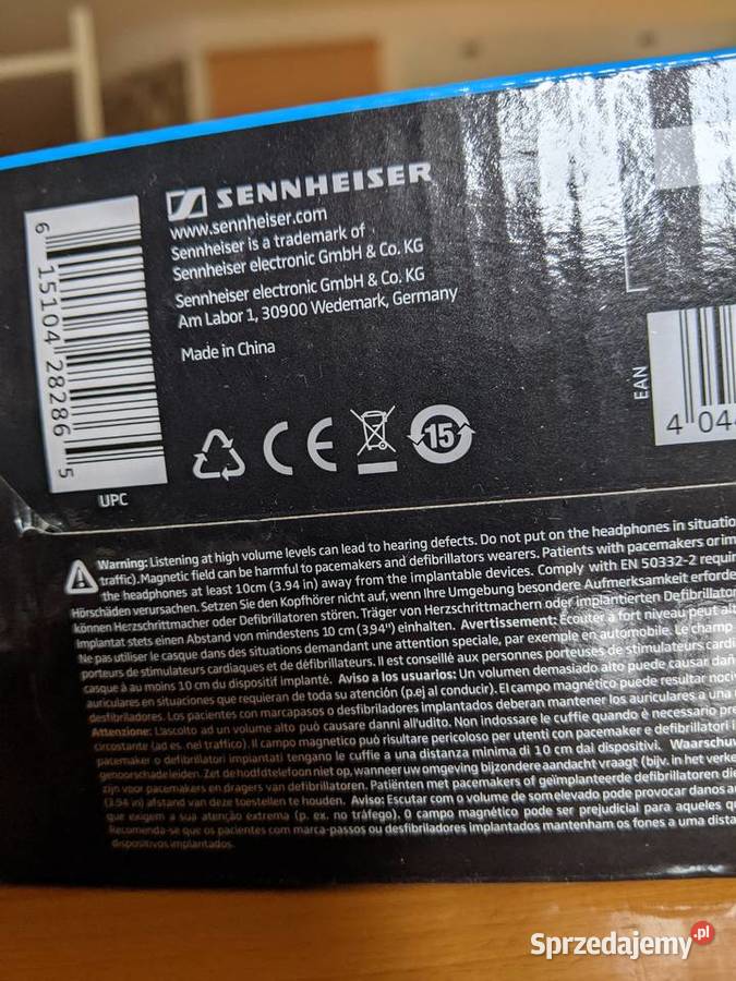 słuchawki wokółuszne Sennheiser HD206 Przewodowe