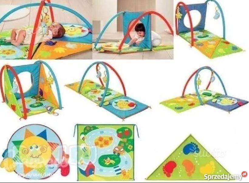 Chicco Mata edukacyjna 3D Baby Park 3 6 12 Tkanina  Starogard Gdański