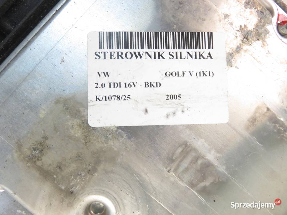STEROWNIK VW GOLF V 20 TDI 03G906016HJ