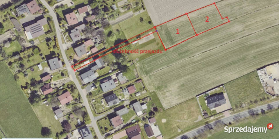 Działka budowlana 1050 m świetna idealna pod budowlana Sprzedaż Ornontowice sprzedam