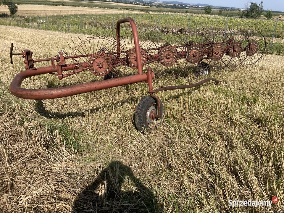 Zgrabiarka przetrząsacz 7 gwiaździsta do słomy dolnośląskie