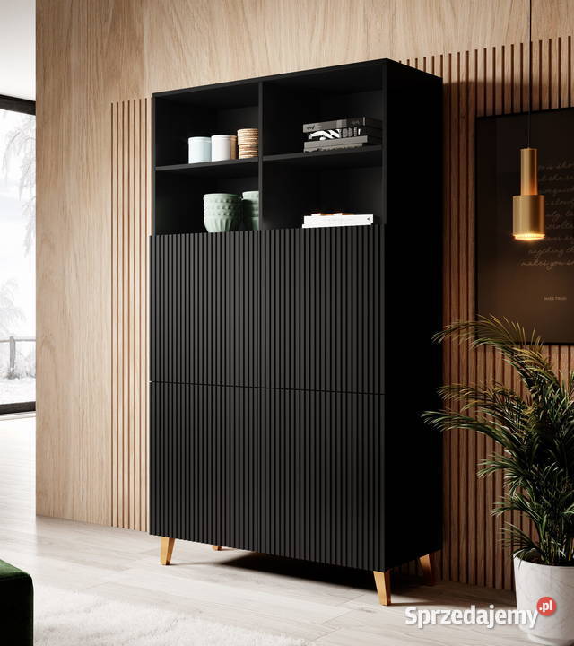 Regał Czarny PAFOS 100 Kraków