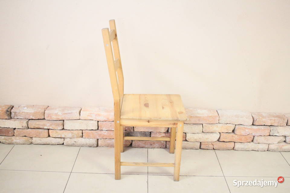 Drewniane krzesełka STOŁKI DO KUCHNI śląskie