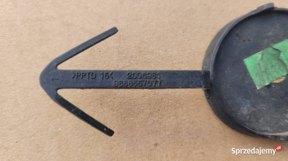 PEUGEOT 508 I ZAŚLEPKA HAKA ZDERZAK PRZÓD śląskie Ruda Śląska