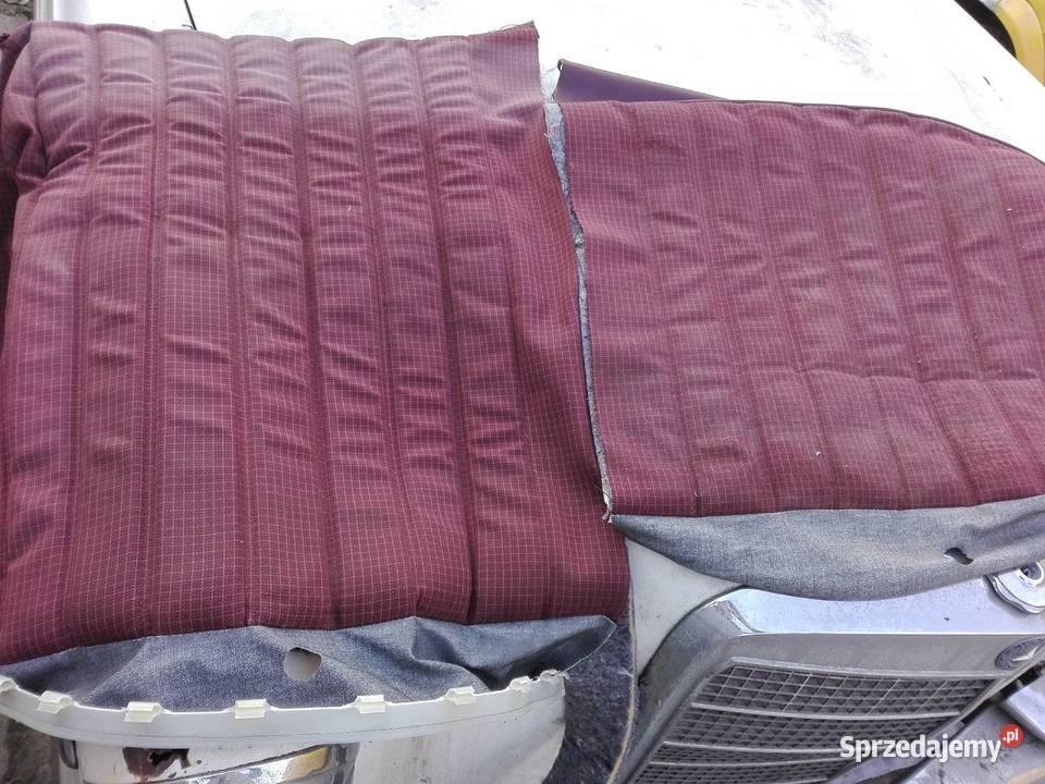 Mercedes 190 W201 tapicerka czerwona bordowa Skarżysko-Kamienna