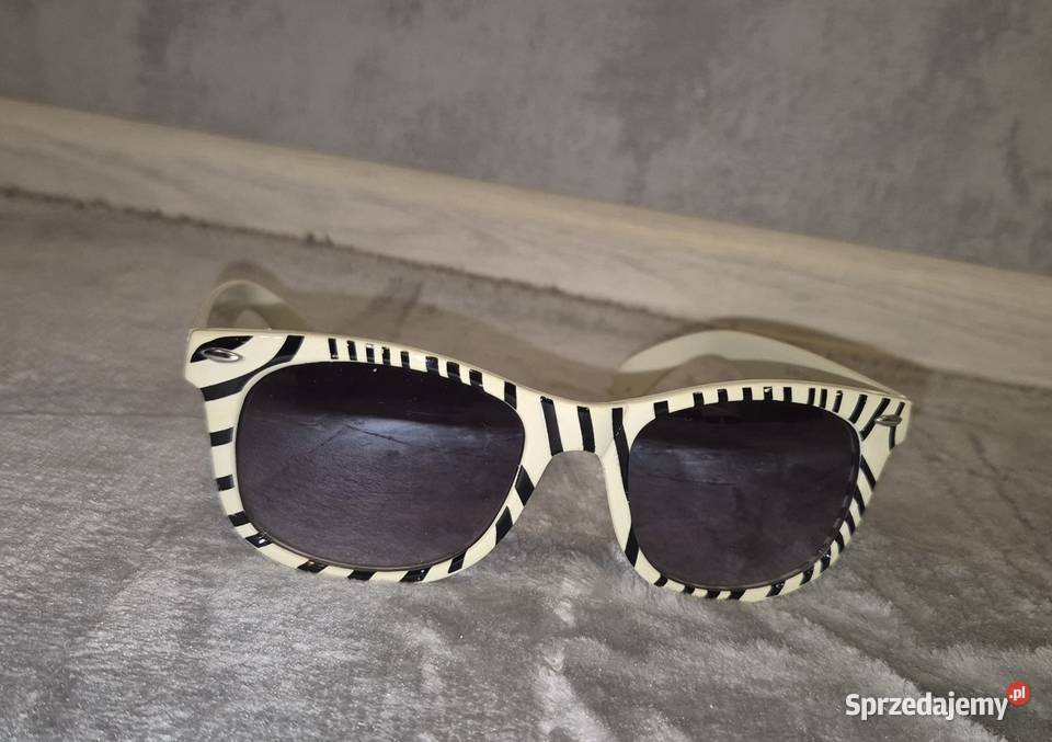 Okulary przeciwsłoneczne damskie zebra Łódź