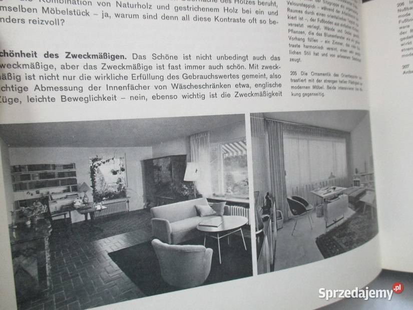 Unsere Wohnung Nasze mieszkanie mieszkanie meble Poradniki, albumy i reportaże łódzkie Łódź