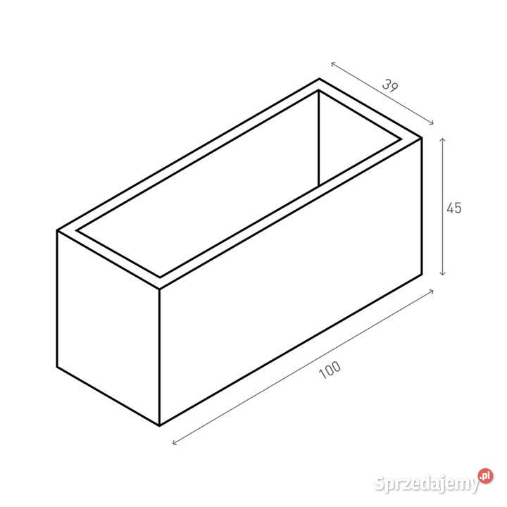 Donica doniczki z betonu architektonicznego opolskie