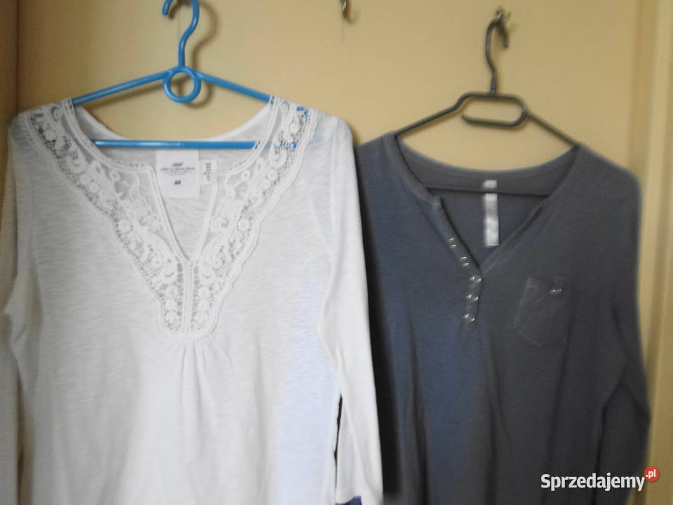 Zestaw 2 bluzki ML bawełna 100 Bluzki i koszule mazowieckie Warszawa sprzedam