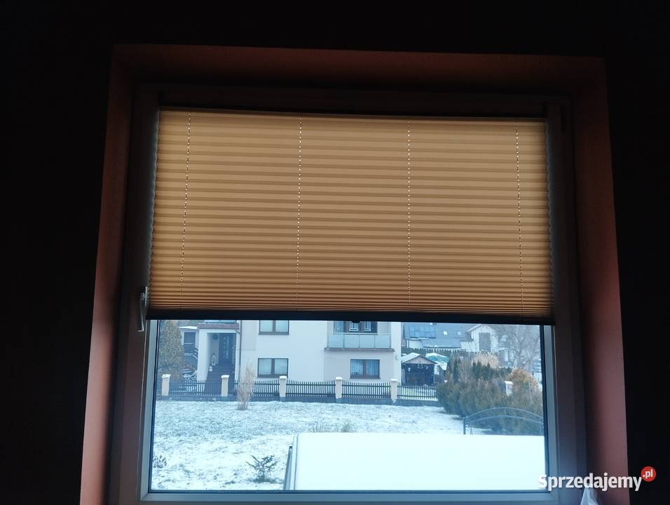 Rolety plisowane 1 60 1 130 szerokości Czyżowice sprzedam