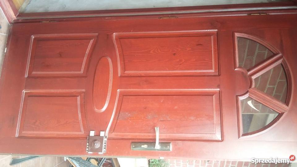 Drzwi drewniane używane zewnętrzne lubelskie