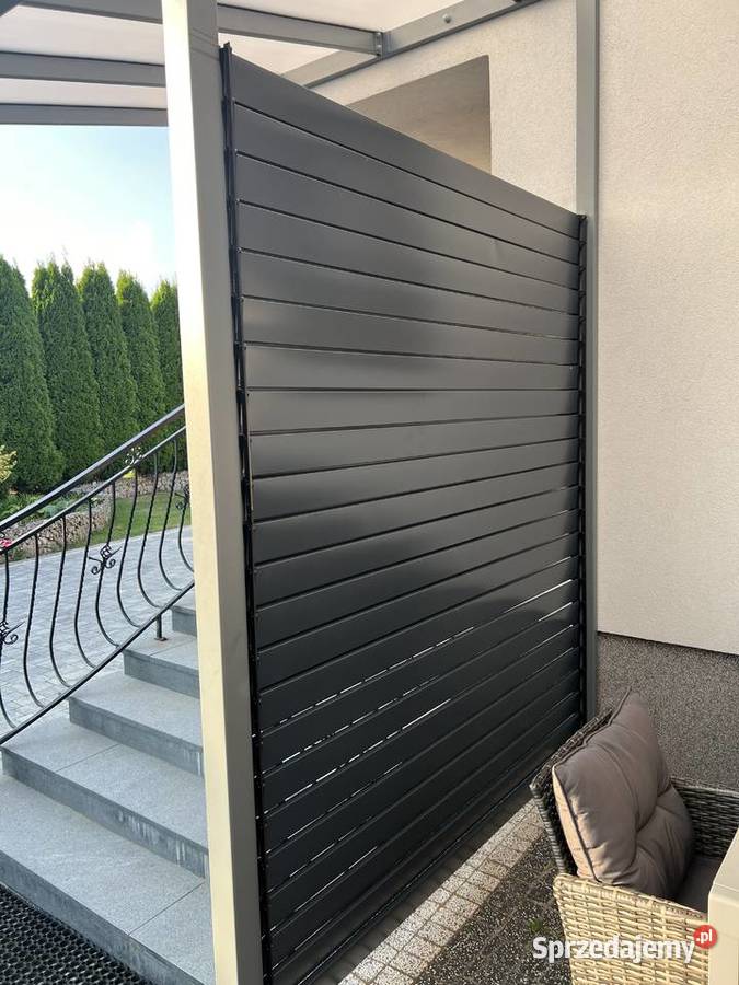Deseczka stalowa do żaluzji tarasowej opensystem Płoty osłonowe łódzkie