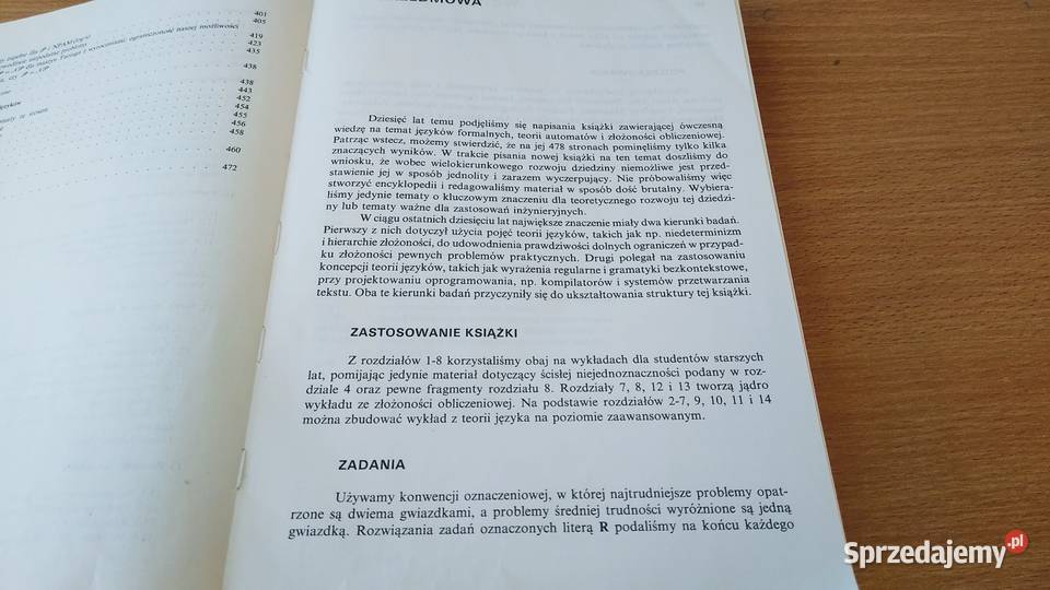Wprowadzenie do teorii automatów języków i Gdańsk