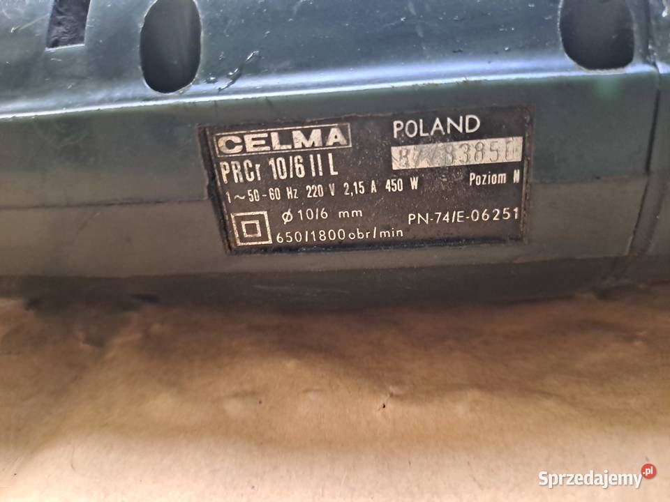wiertarka Celma Prcr106 L 450w plus przystawki Osięciny