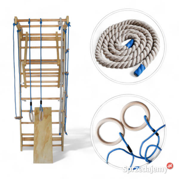 Drabinka Gimnastyczna Domowa Fitnes Full Wysyłka Lubań