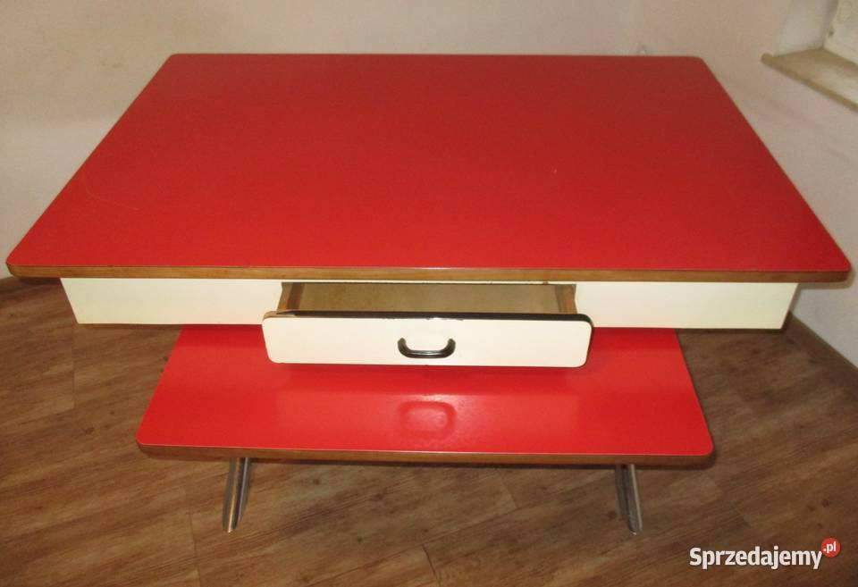 Biurko Rozsuwane Chrom Loft lata 60 PRL Nieporęt sprzedam