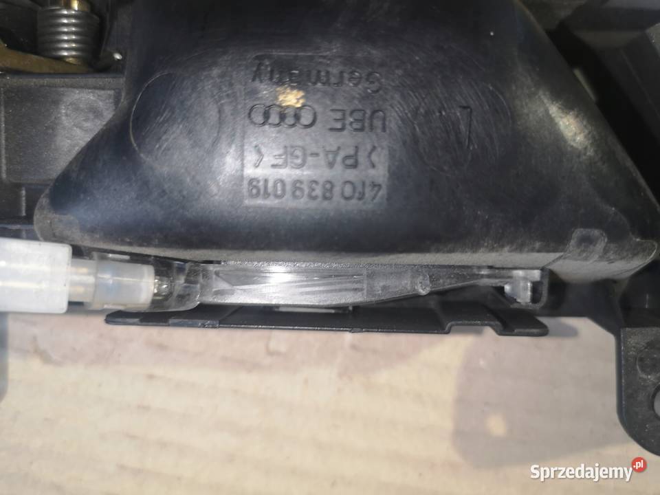 KLAMKA WEWNĘTRZNA LEWY TYŁ AUDI A6 C6 4F0839019 osobowe Przystajń sprzedam