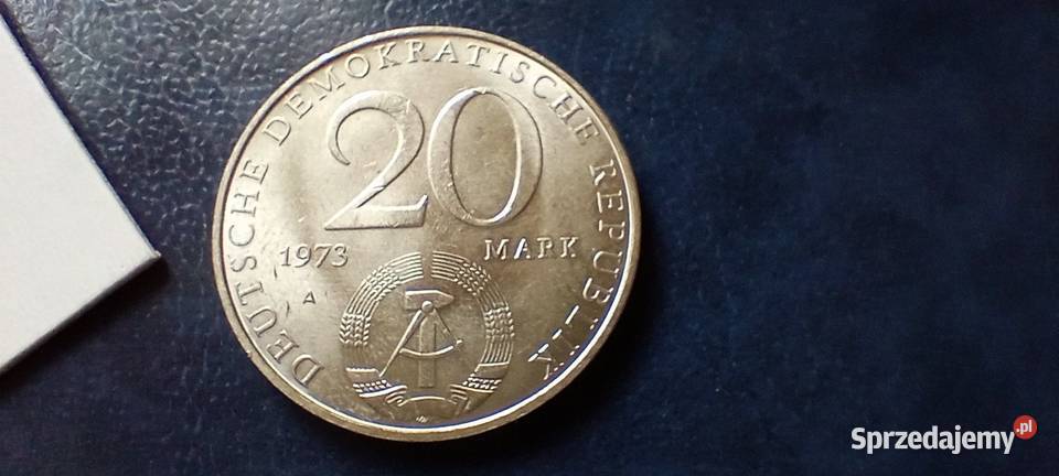 Stare monety 20 marek 1973 Niemcy 21 Lesko