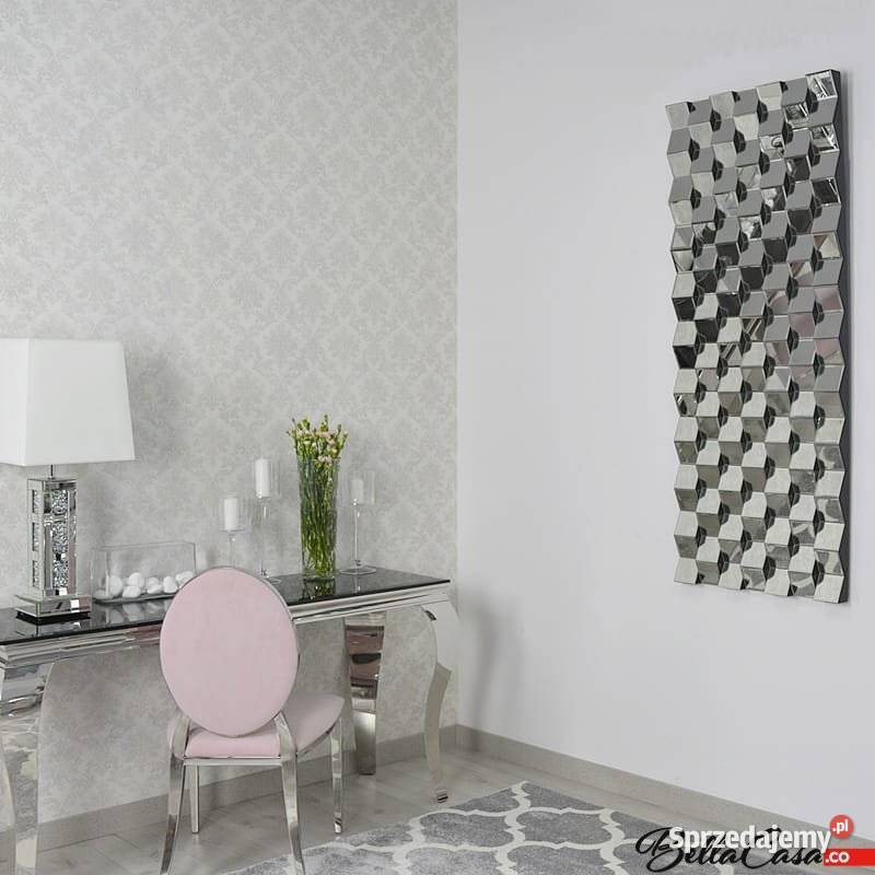 Lustro glamour prostokątne dekoracyjne Warszawa