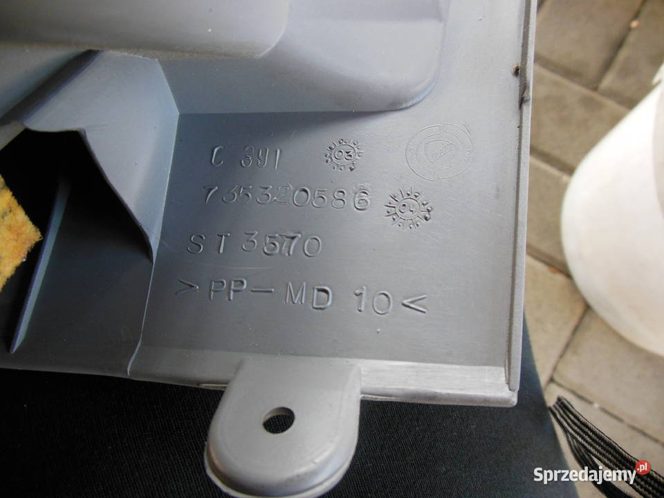 Panda 2 II 0311 SCHOWEK PASAŻERA PÓŁKA OE śląskie