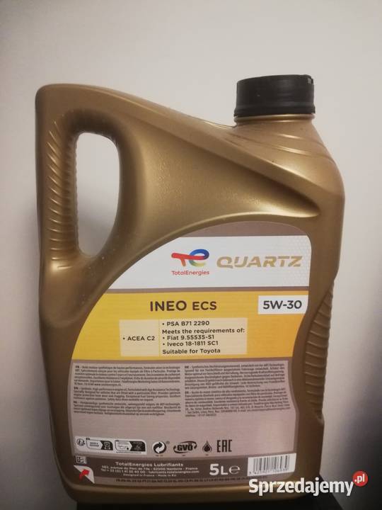 Olej Total Quartz INEO ECS 5W30 5L Oleje silnikowe Gdańsk