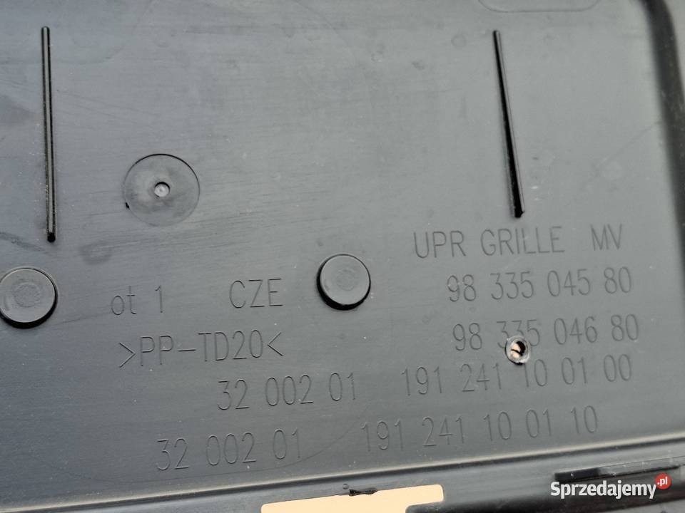 CITROEN C3 III LIFT KRATKA ZDERZAKA PRZÓD ATRAPA lubuskie Bieleń