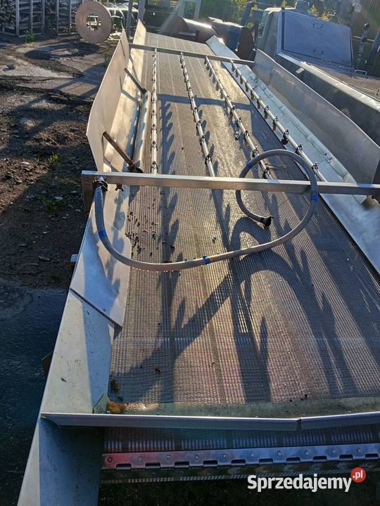 Taśmociąg spożywczy 67 m x 11 m przenośnik Zamość