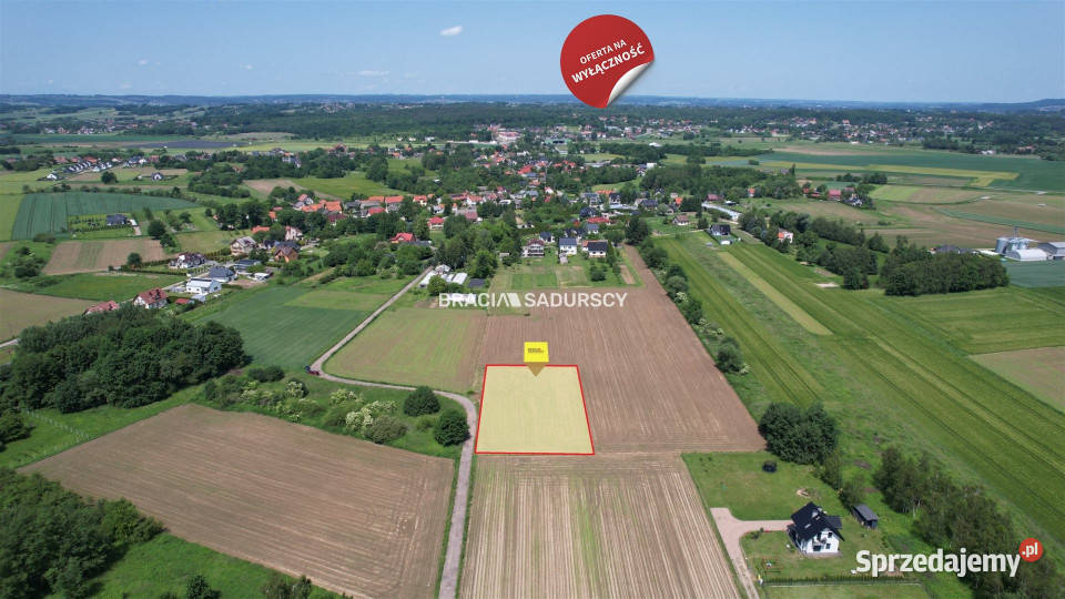 Grunt Wołowice 2500m2 2500m2 małopolskie