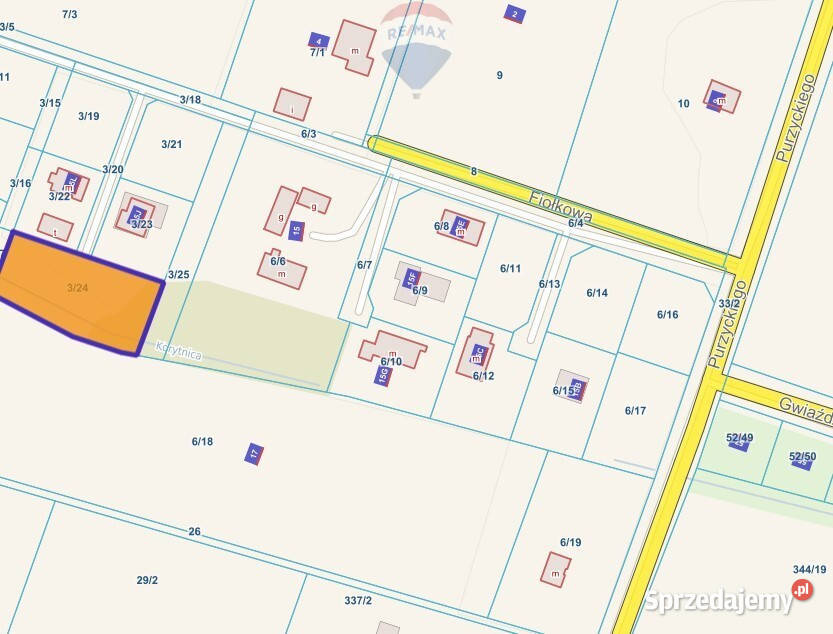 Działka budowlanoinwestycyjna Sprzedaż Bieniewice