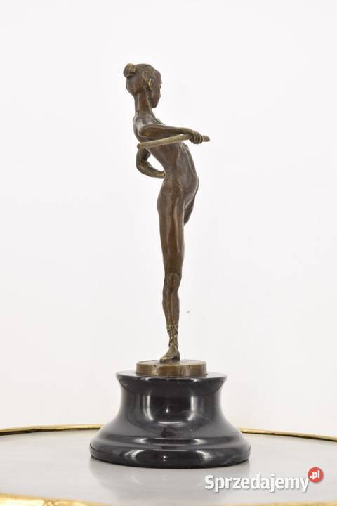 Zmysłowa Tancerka Baletnica Kobieta z Brązu Akt Kraków