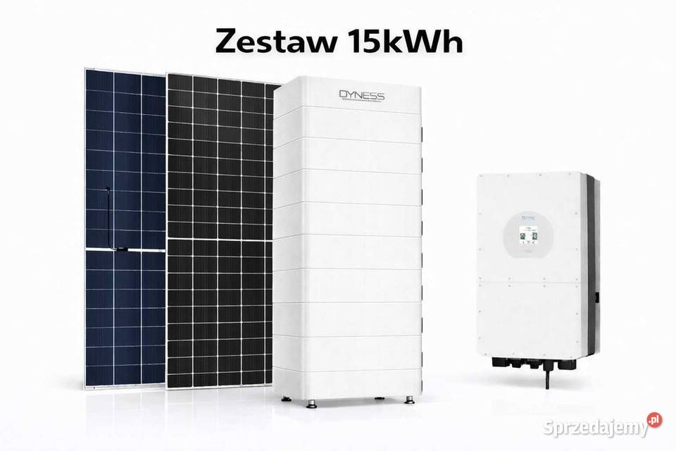 Zestaw budzetowy 15kWh HV panele inwerter 3 fazy Zestawy sprzedam