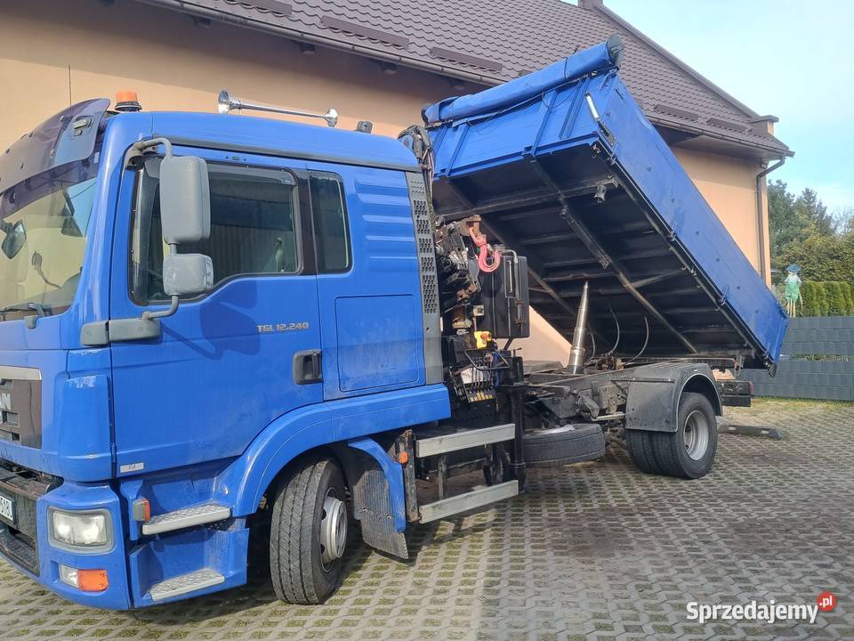 man 12240 wywrotka z hds Rok produkcji 2008 Wrocław