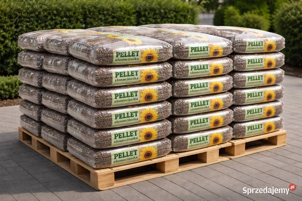 Pellet z łuski słonecznika Małaszewicze Duże sprzedam