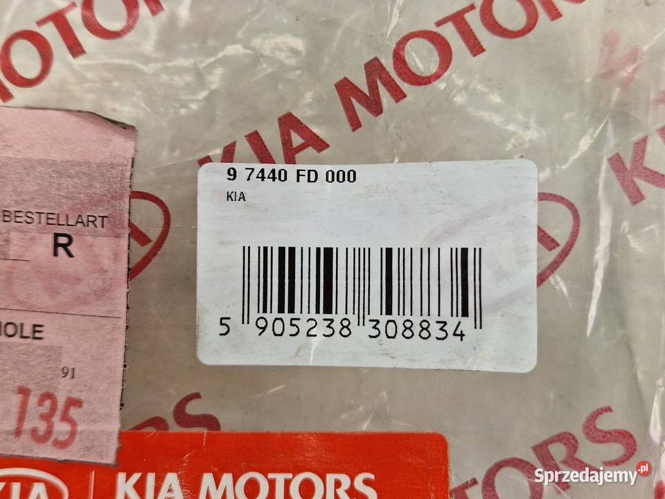 KRATKA NAWIEWU KIA RIO 20032005 NOWA ORYGINAŁ