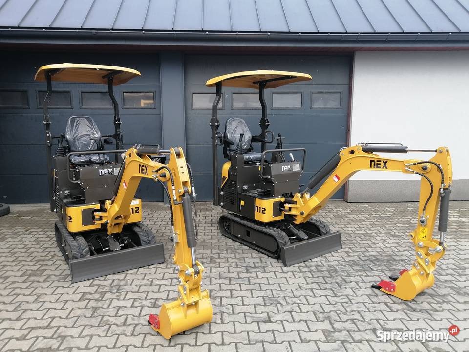 Minikoparka Nex N12 joystick ręki 2022 Cieszyn