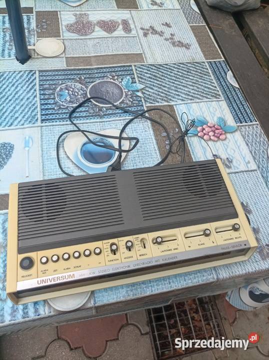 Universun niemieckie radio budzik vintage Płock