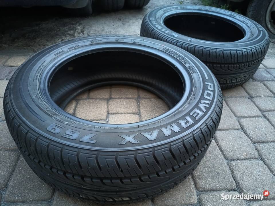 19555 R15 85V 2Opony Letnie KUMHO PowerMax 769 Samochodowe Opony Łaskarzew