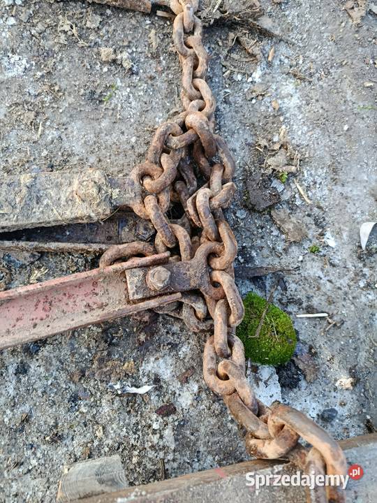 Taśma łancuchy z rozrzutnika nieuszkodzony małopolskie Limanowa
