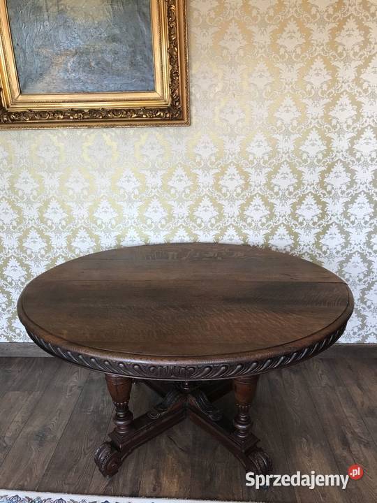 Stary stół dębowy stolik antyk Warszawa