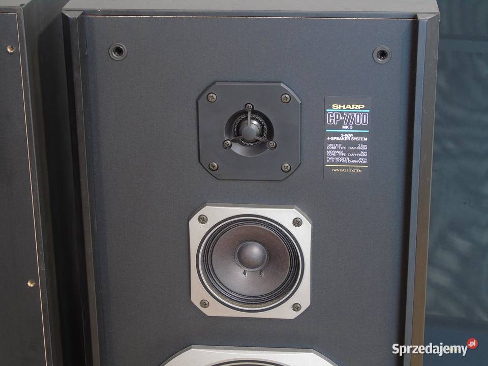 Kolumny SHARP CP7700 mocne 2 x 250 wat 8 ohm Jasło