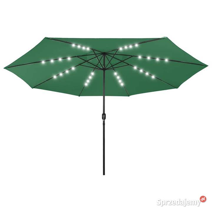 Parasol ogrodowy z LED 400 zielony312531 Warszawa