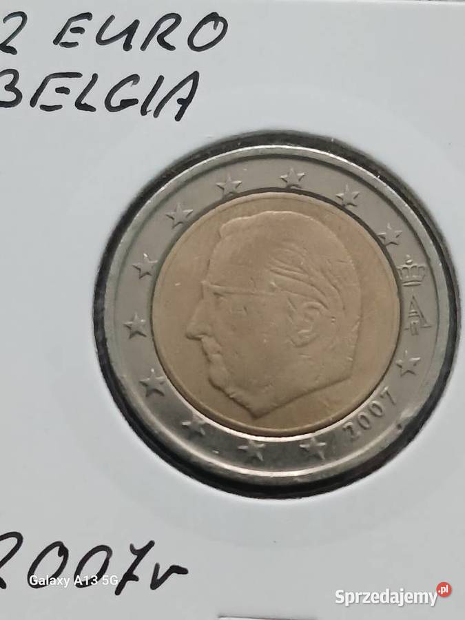 2 Euro Belgia 2007 r Numizmatyka Konin