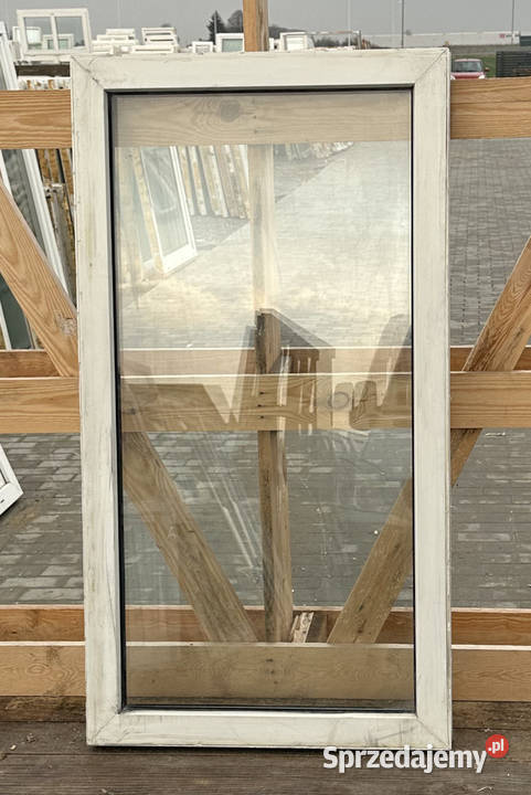 OKNA KacprzaK Witryna 65X119 FIX Używany PCV Siedlce