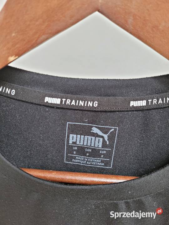 Top crop top bluzka sportowa czarna puma Odzież sportowa Liszki